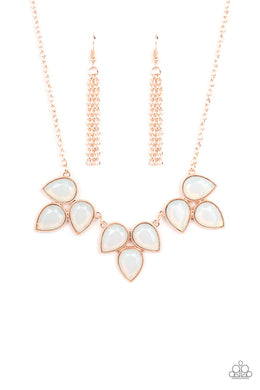 Prairie Fairytale - Rose Gold Necklace Paparazzi Accessories
