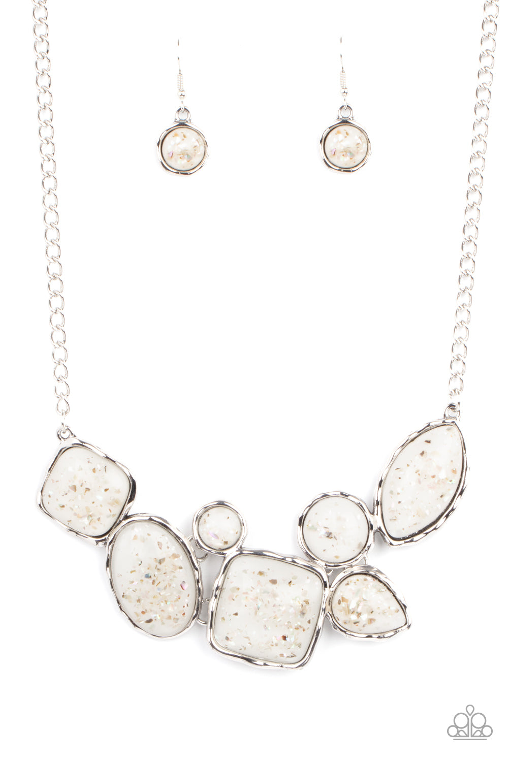 So Jelly - White Necklace Paparazzi Accessories