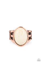Load image into Gallery viewer, Divine Deserts - Copper Stone Ring Paparazzi Accessories