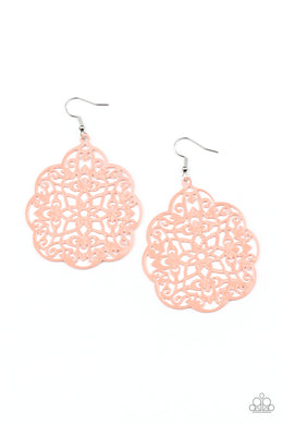 Mediterranean Eden - Orange Earrings Paparazzi Accessories