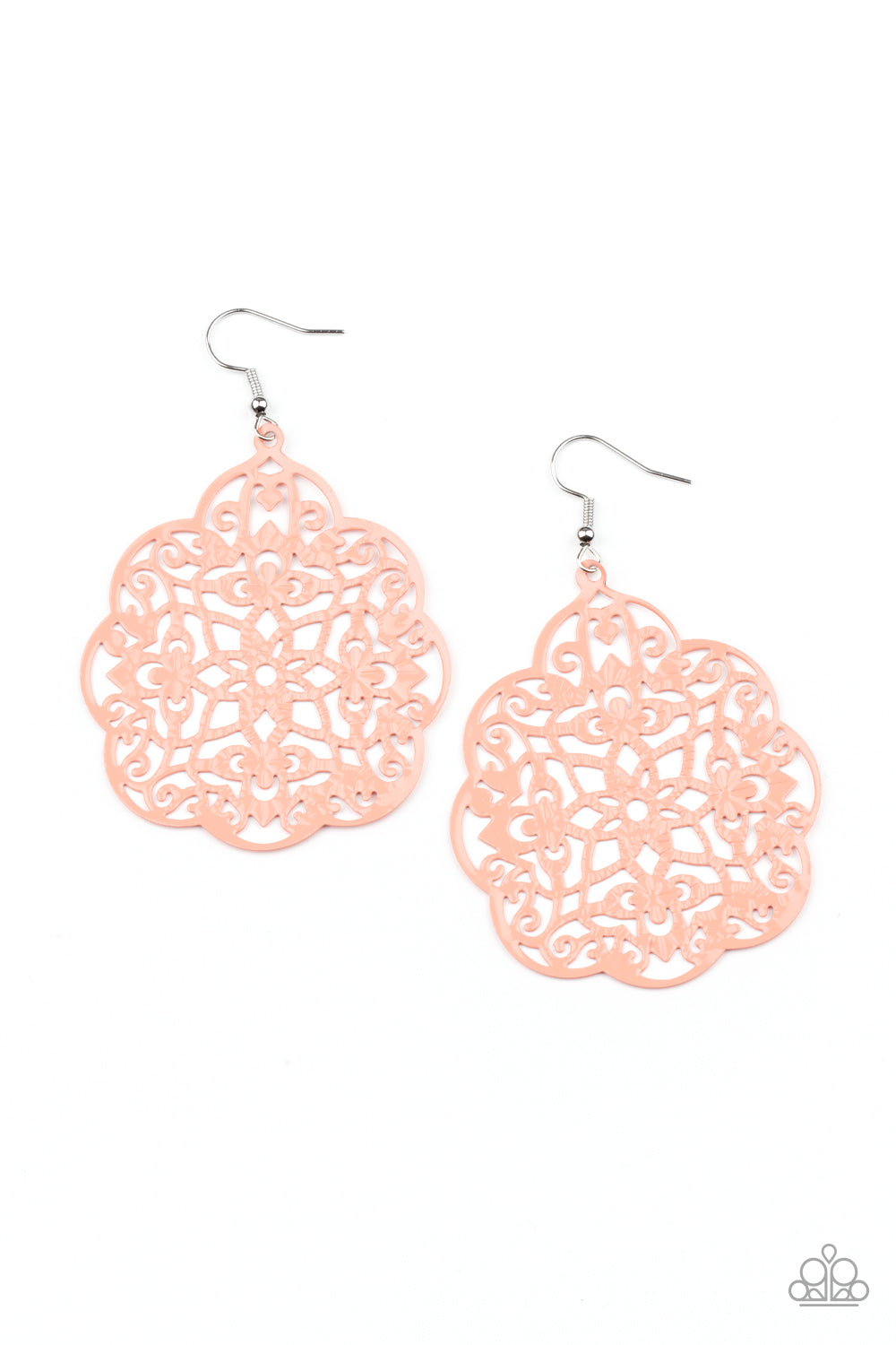 Mediterranean Eden - Orange Earrings Paparazzi Accessories