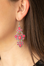 Load image into Gallery viewer, VACAY The Premises - Pink Earrings Paparazzi Accessories