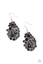 Load image into Gallery viewer, Smolder Effect - Black Rhinestone Earrings Paparazzi Accessories