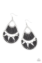 Load image into Gallery viewer, Samba Scene - Black Earrings Paparazzi Accessories