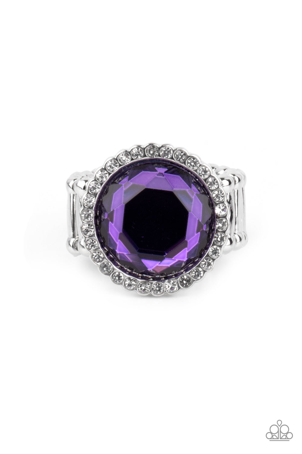 Crown Culture - Purple Rhinestone Ring Paparazzi Accessories