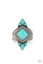 Load image into Gallery viewer, Mesa Mystic - Blue Stone Ring Paparazzi Accessories