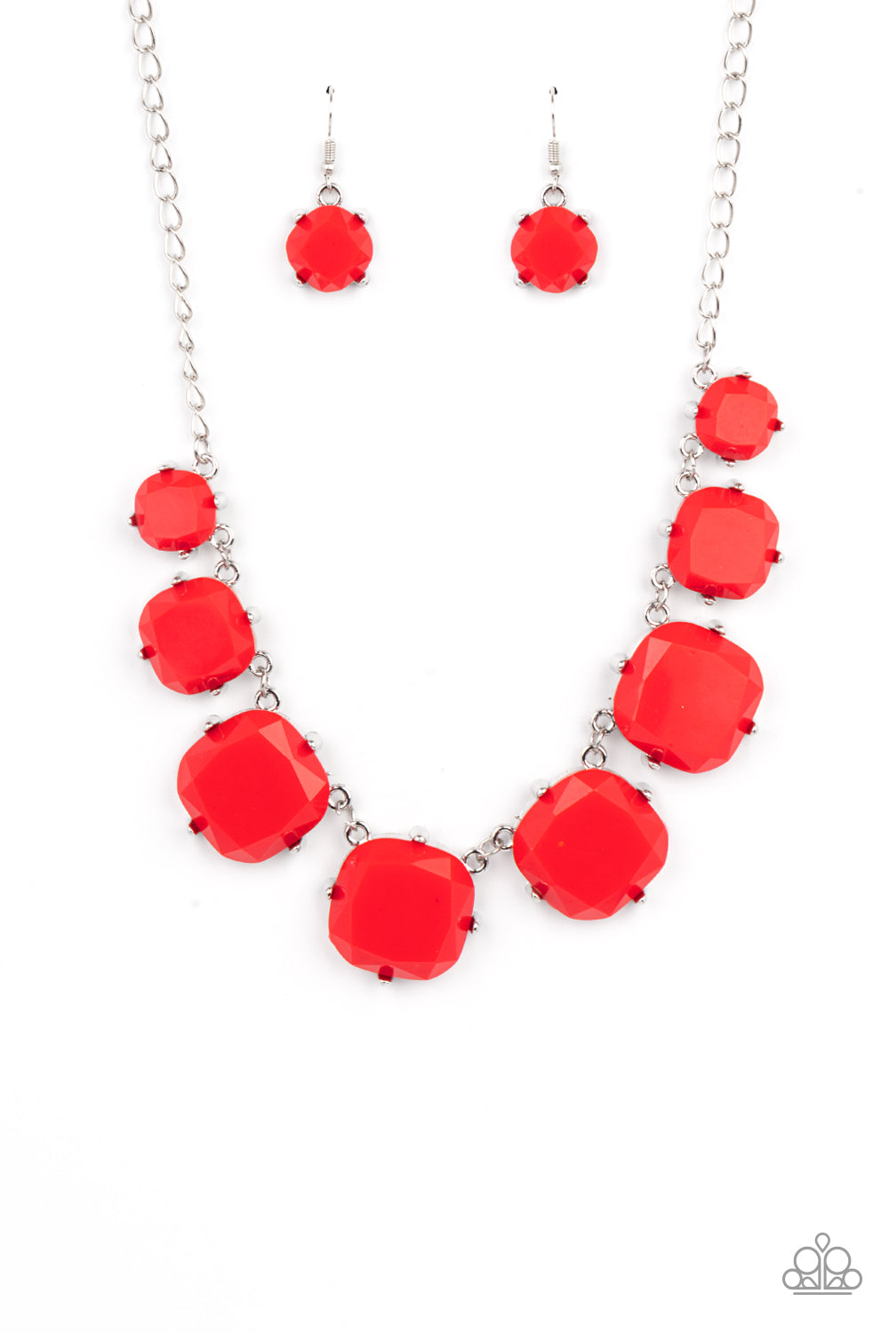 Prismatic Prima Donna - Red Necklace Paparazzi Accessories