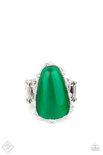 Load image into Gallery viewer, Newport Nouveau - Green Cat&#39;s Eye Ring Paparazzi Accessories