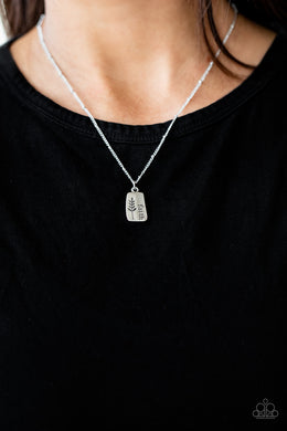 Faith Over Fear - Silver Necklace Paparazzi Accessories