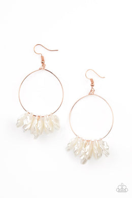 Sailboats and Seashells - Copper Earrings Paparazzi Accessories