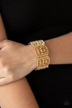 Load image into Gallery viewer, Enchanted Vineyards - Gold Bracelet Paparazzi Accessories