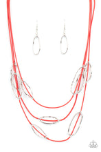 Load image into Gallery viewer, Check Your CORD-inates - Red Necklace Paparazzi Accessories