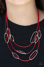 Load image into Gallery viewer, Check Your CORD-inates - Red Necklace Paparazzi Accessories