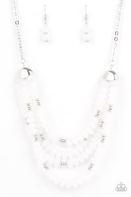 Best POSH-ible Taste - White Necklace Paparazzi Accessories