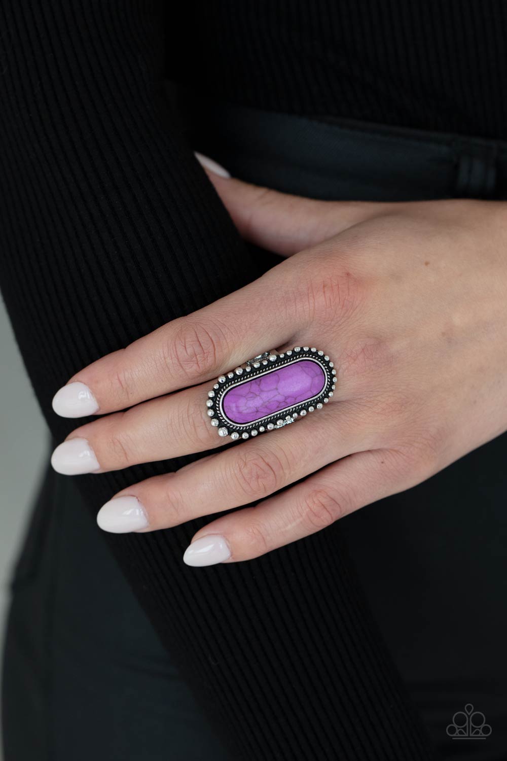 Sedona Scene - Purple Stone Ring Paparazzi Accessories