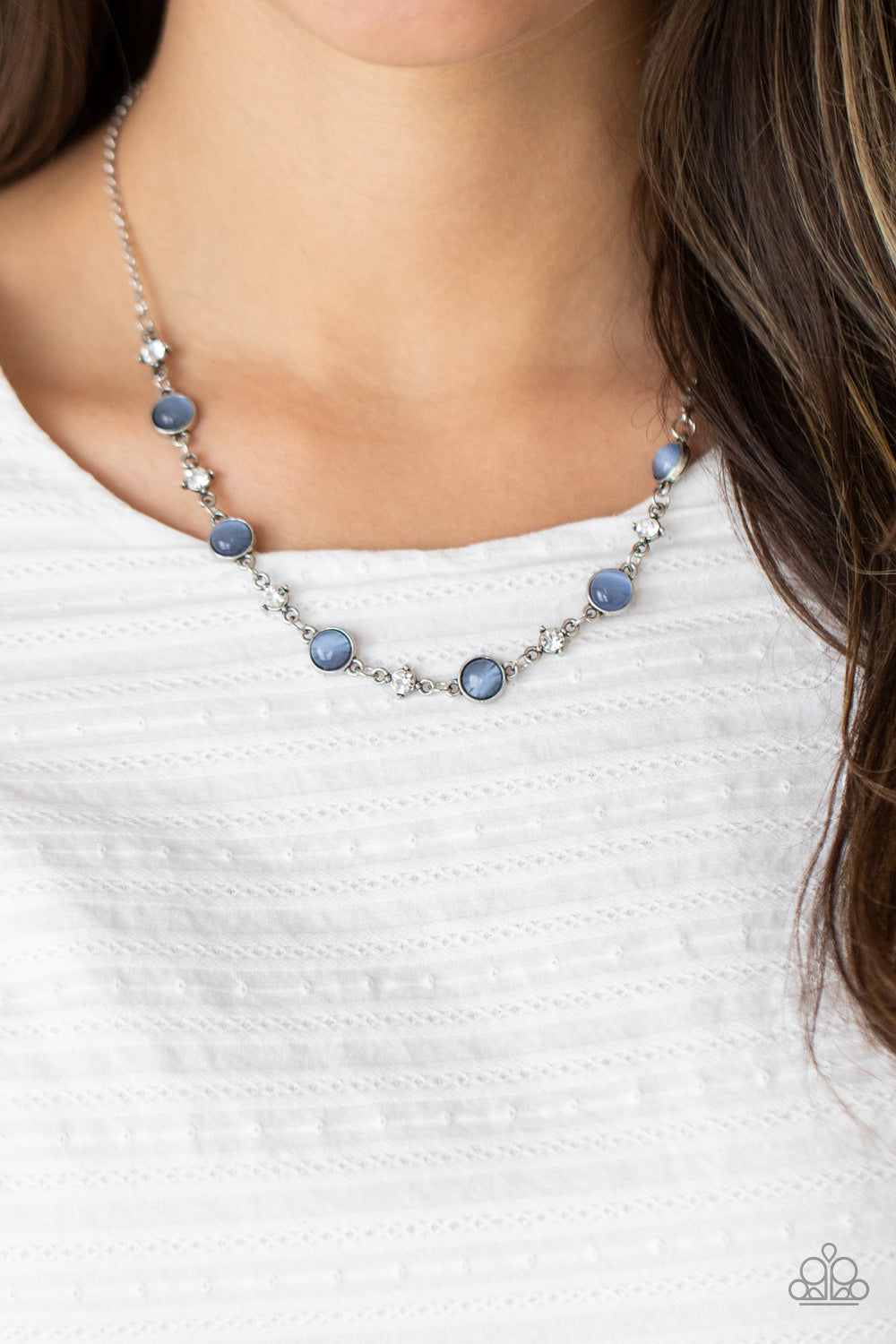 Inner Illumination - Blue Necklace Paparazzi Accessories