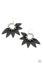 Load image into Gallery viewer, Flower Child Fever - Black Earrings Paparazzi Accessories