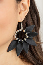 Load image into Gallery viewer, Flower Child Fever - Black Earrings Paparazzi Accessories