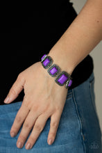Load image into Gallery viewer, Retro Rodeo - Purple Stone Bracelet Paparazzi Accessories
