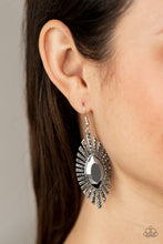 Load image into Gallery viewer, Who Is The FIERCEST Of Them All - Silver Earrings Paparazzi Accessories