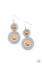 Load image into Gallery viewer, Sunny Sahara - Orange Earrings Paparazzi Accessories
