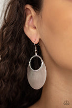 Load image into Gallery viewer, Fan Girl Glam - Silver Earrings Paparazzi Accessories