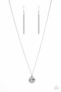 inspirational,short necklace,silver,Hold On To Hope - Silver Necklace
