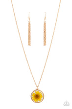 Load image into Gallery viewer, Prairie Promenade - Yellow Necklace Paparazzi Accessories