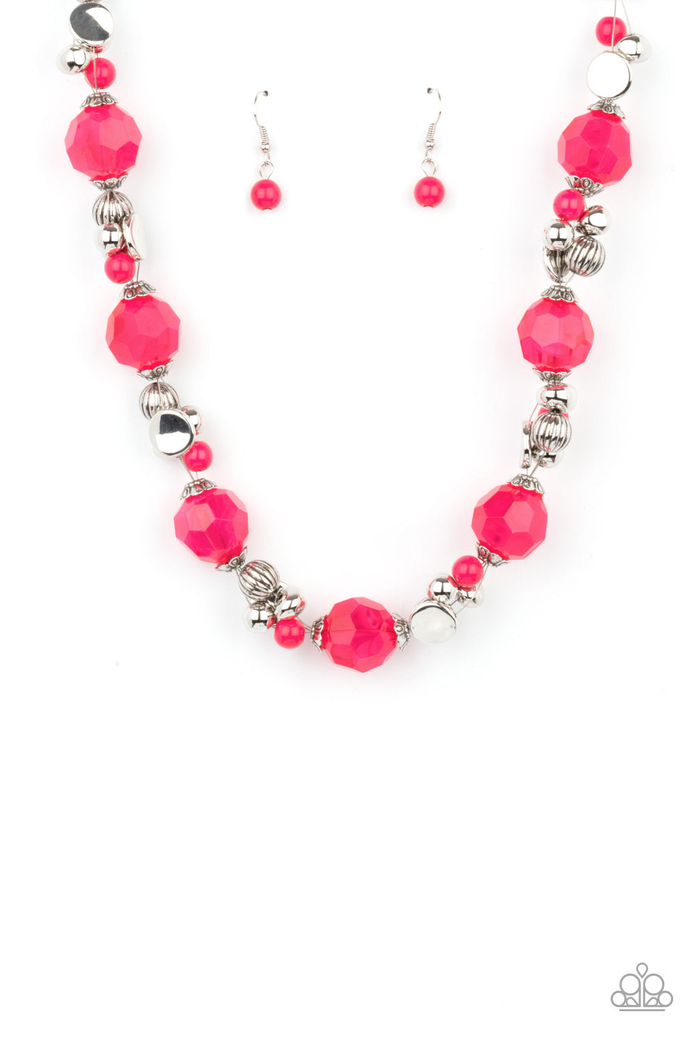 Vidi Vici VACATION - Pink Necklace Paparazzi Accessories