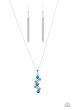 Load image into Gallery viewer, Classically Clustered - Blue Necklace Paparazzi Accessories