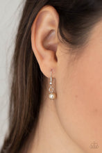 Load image into Gallery viewer, Tasseled Treasure - Brown Pearl Necklace Paparazzi Accessories