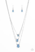 Load image into Gallery viewer, Dewy Drizzle - Blue Necklace Paparazzi Accessories