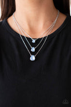 Load image into Gallery viewer, Dewy Drizzle - Blue Necklace Paparazzi Accessories