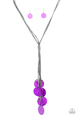 Tidal Tassels - Purple Necklace Paparazzi Accessories