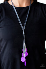Load image into Gallery viewer, Tidal Tassels - Purple Necklace Paparazzi Accessories