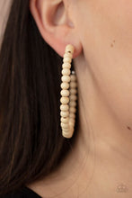 Load image into Gallery viewer, Should Have, Could Have, WOOD Have - White Earrings Paparazzi Accessories