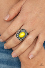 Load image into Gallery viewer, Vivaciously Vibrant - Yellow Ring Paparazzi Accessories