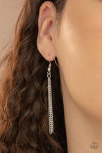 Load image into Gallery viewer, Pitter-Patter, Goes My Heart - Silver Heart Necklace Paparazzi Accessories