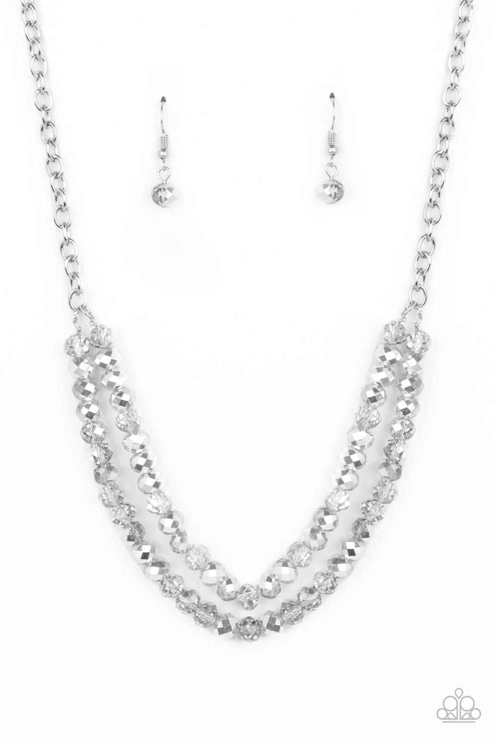 May The FIERCE Be With You - Silver Necklace Paparazzi Accessories