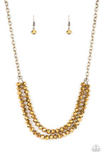 Load image into Gallery viewer, May The FIERCE Be With You - Brass Necklace Paparazzi Accessories