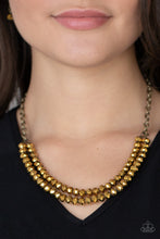 Load image into Gallery viewer, May The FIERCE Be With You - Brass Necklace Paparazzi Accessories