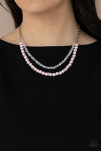 Load image into Gallery viewer, Parisian Princess - Pink Pearl Necklace Paparazzi Accessories