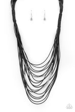 Load image into Gallery viewer, Nice CORD-ination - Black Necklace Paparazzi Accessories