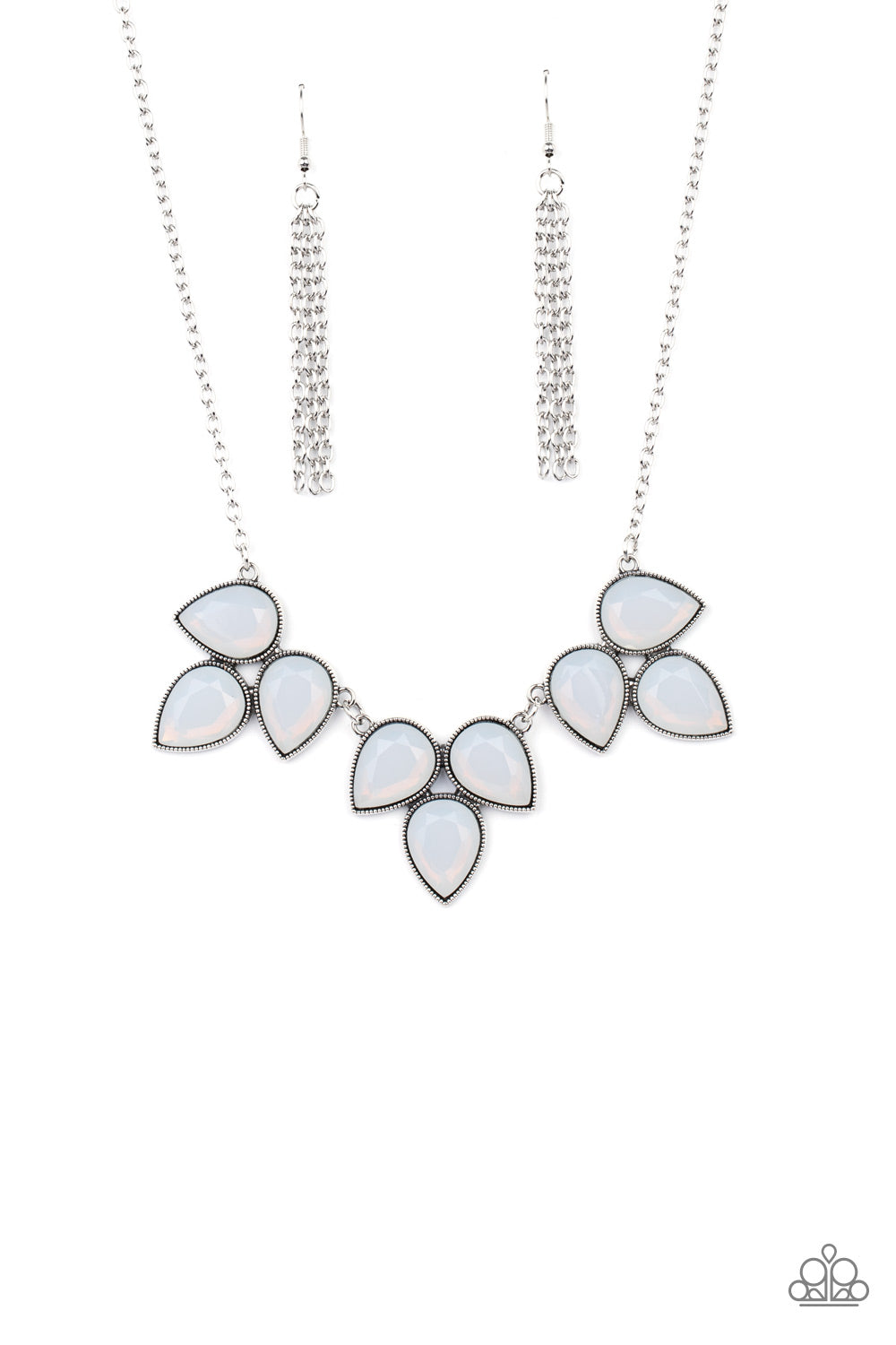 Prairie Fairytale - White Necklace Paparazzi Accessories