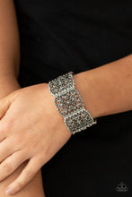 Load image into Gallery viewer, Enchanted Vineyards - Silver Stretchy Bracelet Paparazzi Accessories