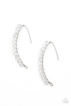Load image into Gallery viewer, GLOW Hanging Fruit - White Earrings Paparazzi Accessories