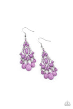 Load image into Gallery viewer, STAYCATION Home - Purple Earrings Paparazzi Accessories