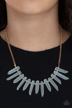 Load image into Gallery viewer, Ice Age Intensity - Gold Necklace Paparazzi Accessories