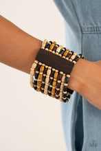 Load image into Gallery viewer, Cayman Carnival - Multi Wood Stretchy Bracelet Paparazzi Accessories