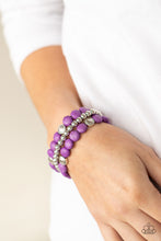 Load image into Gallery viewer, Desert Verbena - Purple Bracelet Paparazzi Accessories